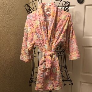 Cozy Kids Star Pattern Pajama Robe L NWOT